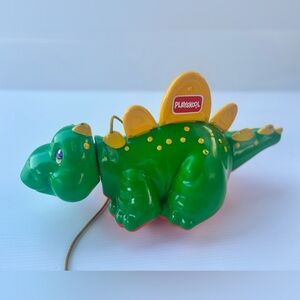 Playskool Pull Along Dinosaur Toy Vintage 90s